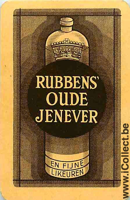 Single Swap Playing Cards Alcohol Rubben Genever (PS02-21I)