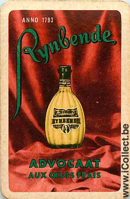 Single Swap Playing Cards Alcohol Liquor Rynbende (PS06-47G)