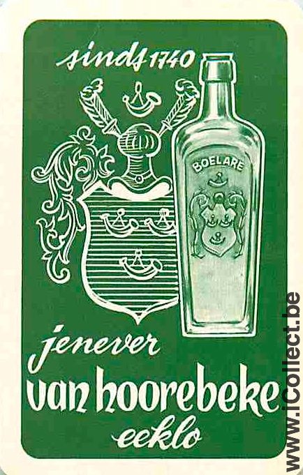 Single Swap Playing Cards Alcohol Liquor Van Hoorebeke (PS02-59G