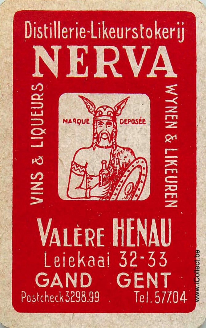 Single Swap Playing Cards Alcohol Nerva Henau (PS13-48D)