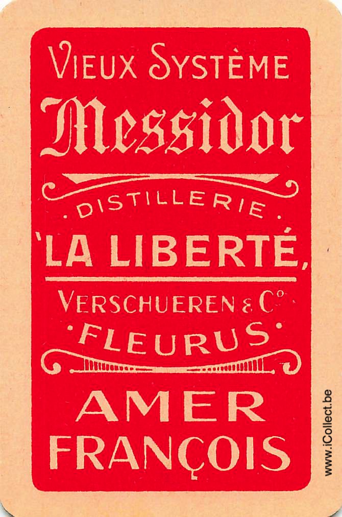 Single Swap Playing Cards Alcohol Messidor (PS04-05C)