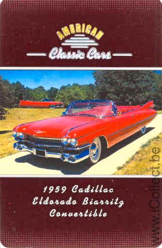 Single Swap Playing Cards American Classic Car (PS03-23B)