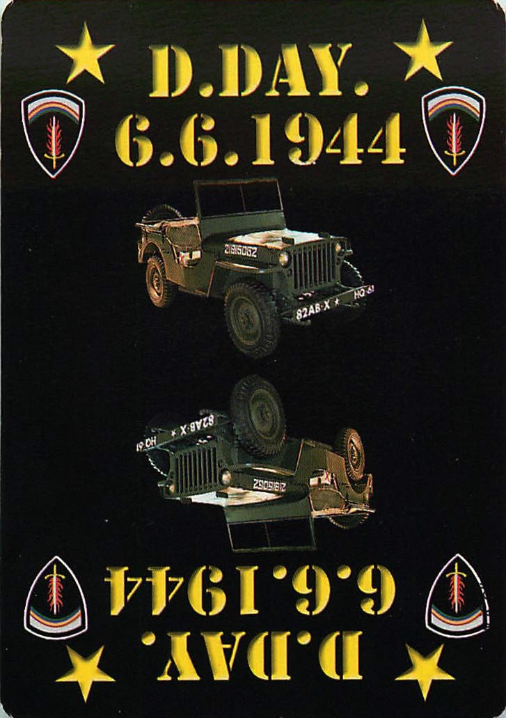 Single Swap Playing Cards Automobile D-Day (PS10-59C)