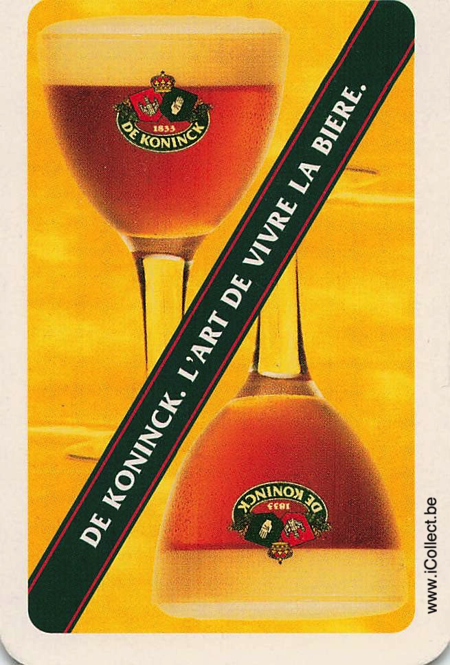 Single Swap Playing Cards Beer De Koninck *French* (PS03-04F)