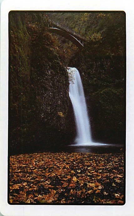 Single Playing Cards Landscape Waterfall (PS16-53D)