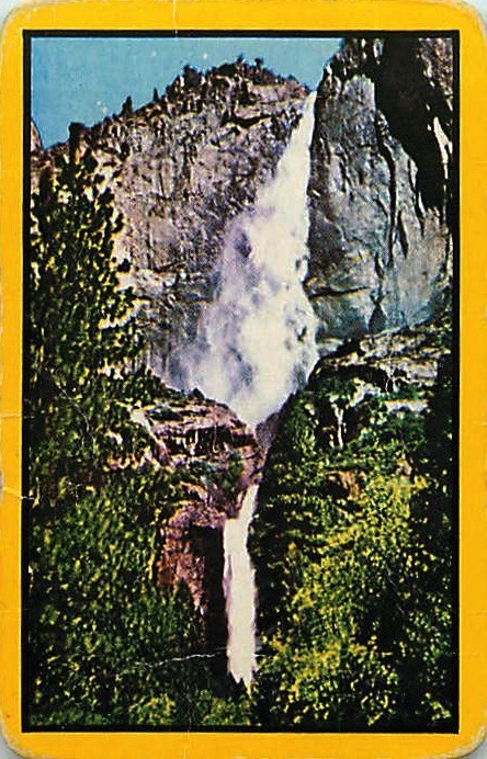 Single Playing Cards Landscape Waterfall (PS16-53E)