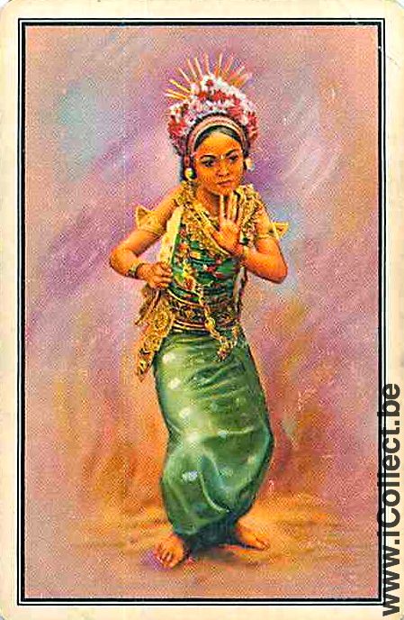 Single Swap Playing Cards People Woman (PS07-50A)