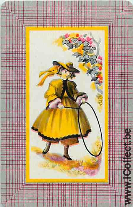 Single Swap Playing Cards People Woman (PS15-29E)