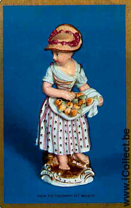 Single Swap Playing Cards People Woman (PS07-51C)